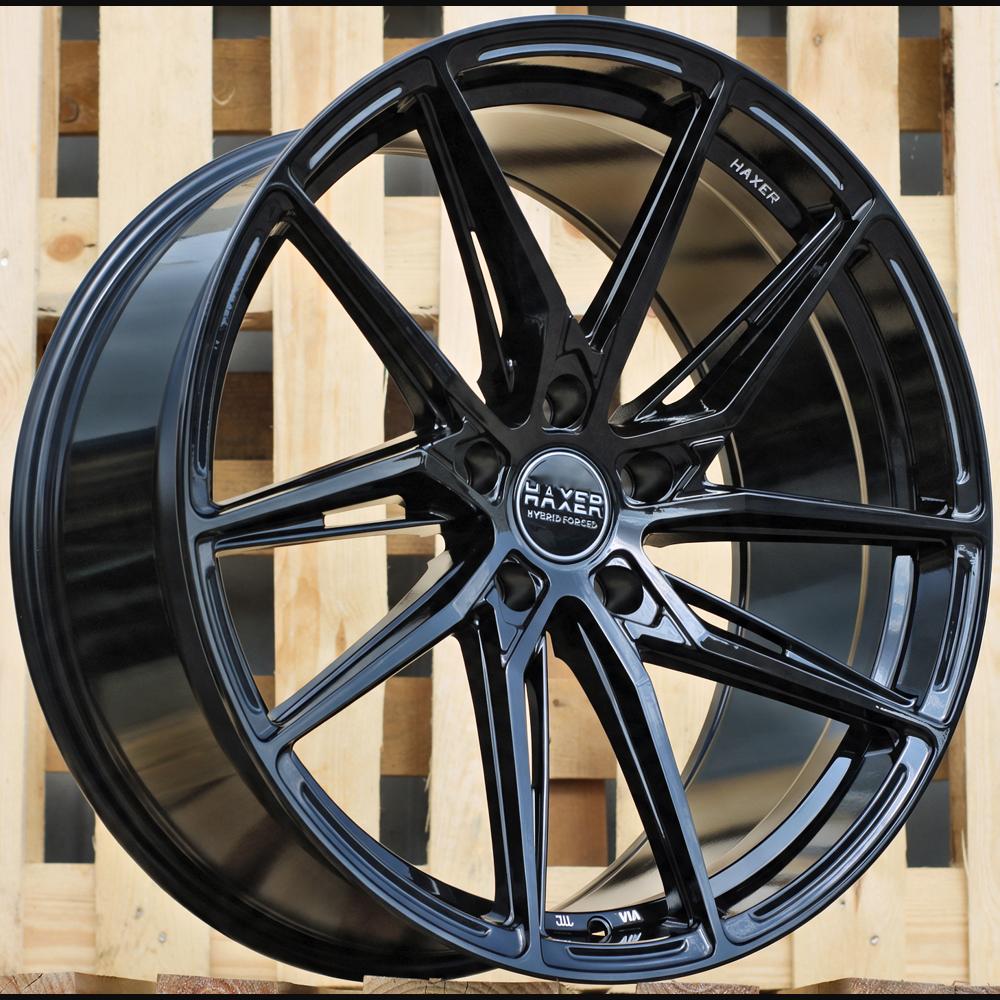 Alloy Wheel R20x10J  5X112  ET  40  66.5  HX08F  (23140)  Black (BL)  For HAXER  (K7)  ((AKC 120 Eur)HYBRID FORGED)