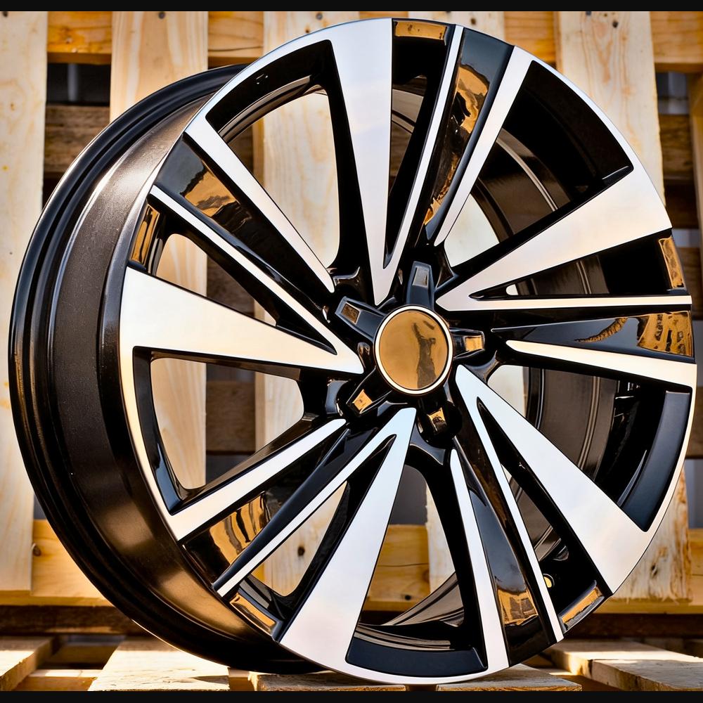 Alloy Wheel R16x7J  5X114.3  ET  40  60.1  Y1382  Black Polished (MB)  For TOYOT  (Z7+D5)  (NEW Model)