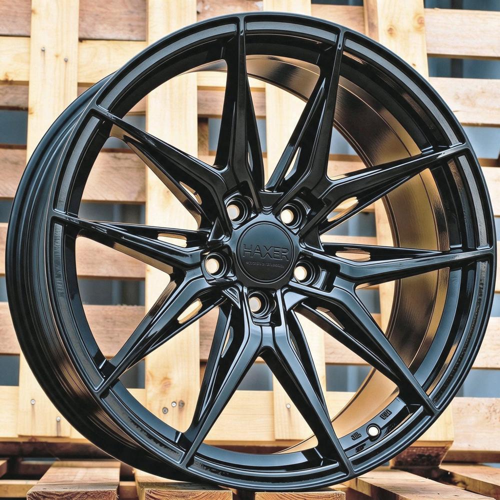 Alloy Wheel R18x8J  5X112  ET  35  66.5  HX036  (IN3614F)  Black (BL)  For HAXER  (Z6+S)  (HYBRID FORGED)