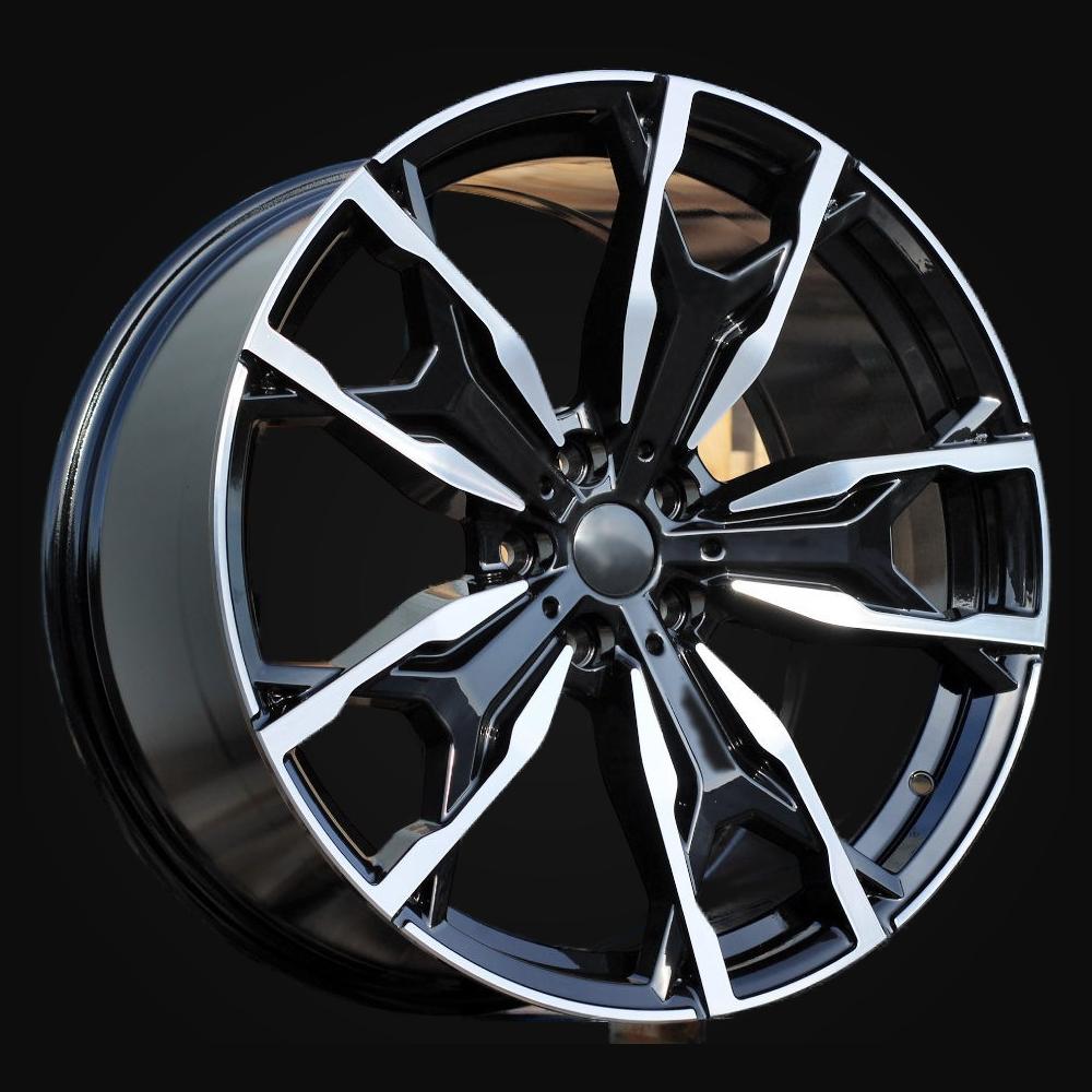 Ratlankis R20x8J  5X112  ET  27  66.6  Y0204  Black Polished (MB)  For BMW  (P+Z4+Z7)  (X3J (Rear+Front))