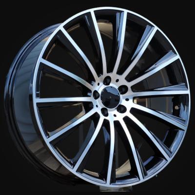 Ratlankis R19x8J  5X112  ET  38  66.6  B1048  (IND0236/1241)  Black Polished (MB)  For MER  (P2)  (Rear+Front)