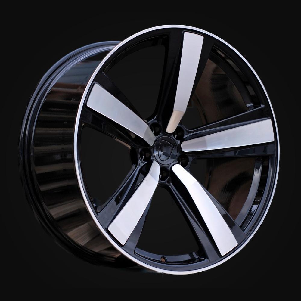 Ratlankis R21x10J  5X112  ET  19  66.5  3S1239  Black Polished (MB)  For PORCH  (K4)  (HYBRID FORGED (Rear+Front))