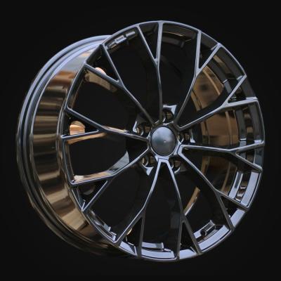 Wheel R19x8J  5X112  ET  50  57.1  3S1279  Black (BL)  For VW  (M)  (HYBRID FORGED New Model)