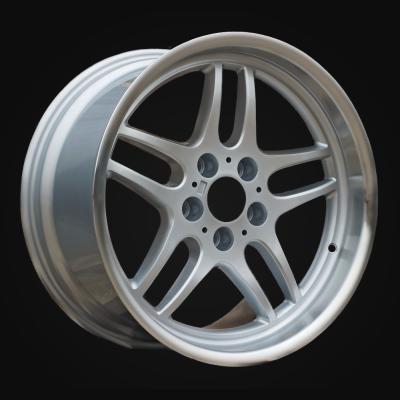Wheel R18x9.5J  5X120  ET  20  74.1  A5913  (FBX121J)  Silver+Polished Lip (SP)  For BMW  (M)  (HYBRID FORGED Rear+Front)