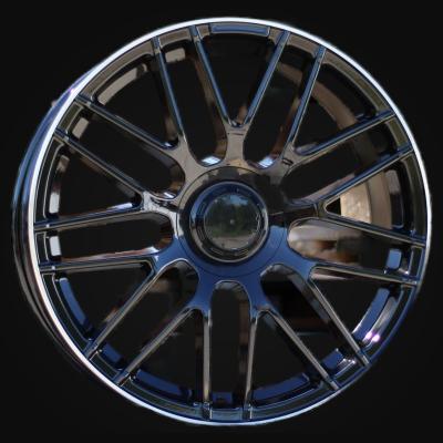 Wheel R17x7.5J  5X112  ET  35  66.5  B1268  (H3368F)  Black+Polished Lip (BLPL)  For MER  (Z3)  (HYBRID FORGED)