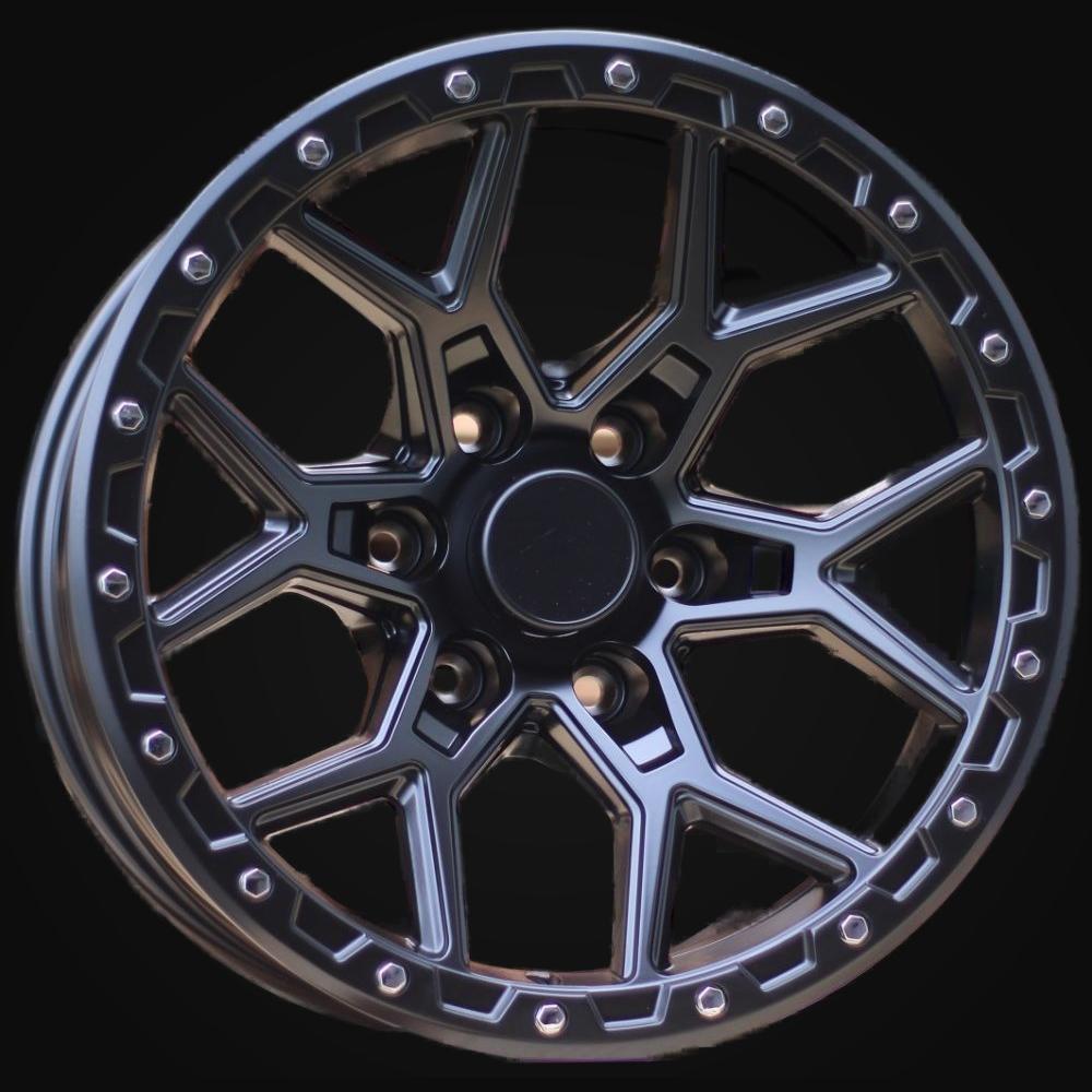 Wheel R17x9J  6X139.7  ET  M12  110.1  B1536  Black Half Matt (BLHM)  For 4X4  (M)