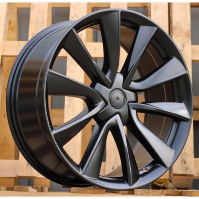 Wheel R18x8.5J  5X114.3J  ET  40  64.1  B2046  (F8675)  Black Half Matt (BLHM)  For TESLA  (M)  (HYBRID FORGED Model 3)
