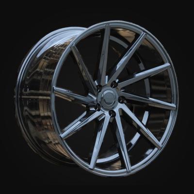 Ratlankis R16x6.5J  4X100  ET  42  60.1  B1058  (BK885A)  Black (BL)  For RACIN  (R)  ((Left side) Style Vossen)