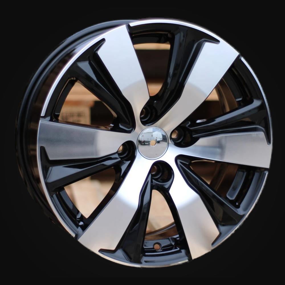 Ratlankis R16x6.5J  4X108  ET  18  65.1  B1081  Black Polished (MB)  For PEUG  (P+Z4+Z3)