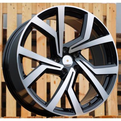 Ratlankis R19x7.5J  5X112J  ET  51  57.1  B1154  Black Polished (MB)  For VW  (Z1+Z2+Z3)