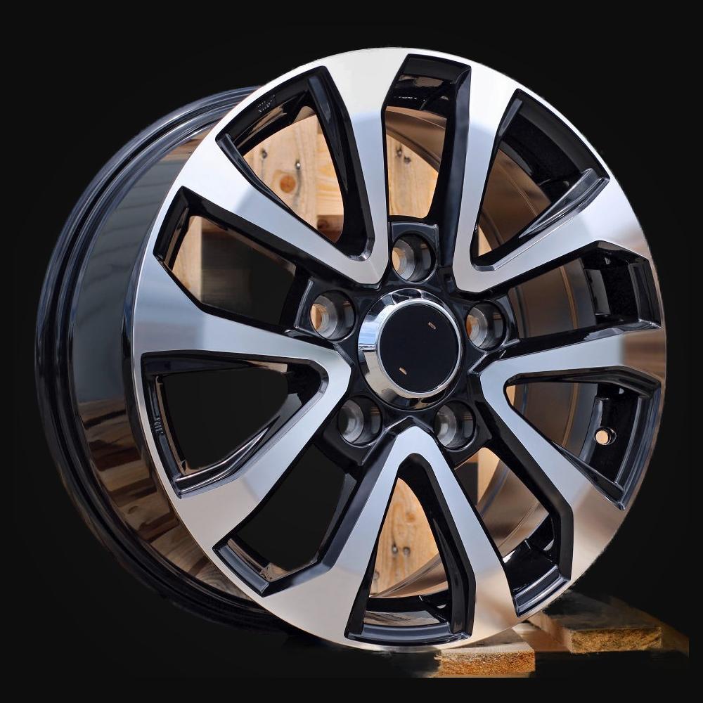 Ratlankis R18x8.5J  5X150  ET  40  110.1  B1156  (H706F)  Black Polished (MB)  For TOYOT  (Z6)  (HYBRID FORGED)