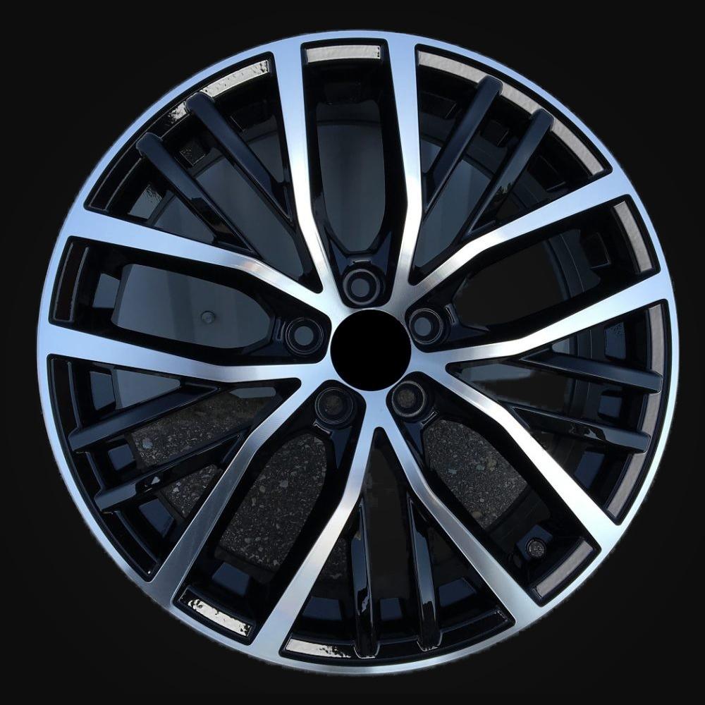 Ratlankis R17x6.5J  5X100  ET  40  57.1  B1179  Black Polished (MB)  For VW  (Z6)