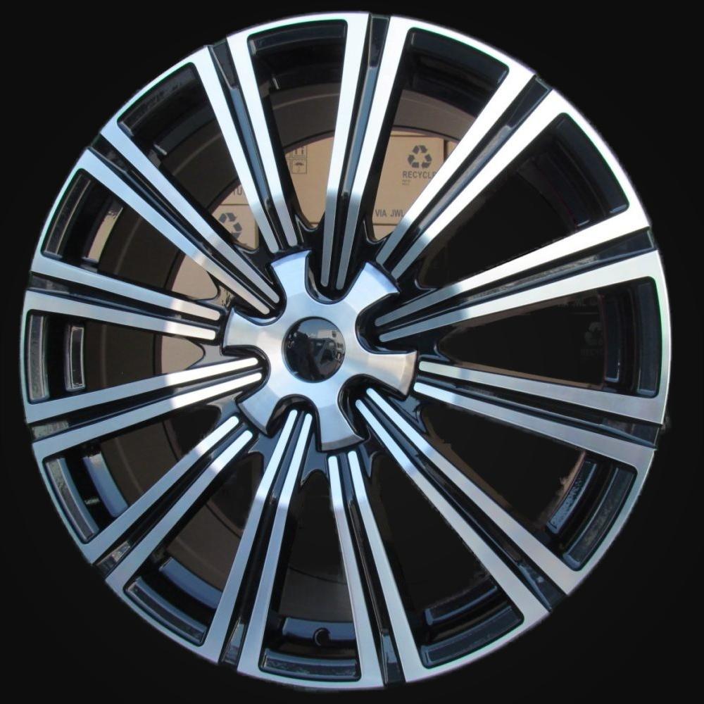 Ratlankis R20x8.5J  6X139.7  ET  25  106.1  B1222  Black Polished (MB)  For TOYOT  (K3)