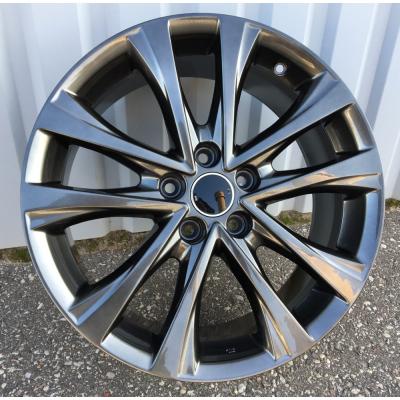 Ratlankis R18x7.5J  5X114.3J  ET  45  60.1  B1255  Hyper Black (HB)  For TOYOT  (Z1)