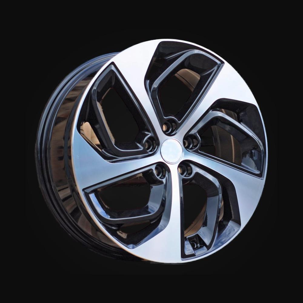 Ratlankis R17x7J  5X114.3  ET  51  67.1  B1278  (BK5312)  Black Polished (MB)  For HYUND  (D1)