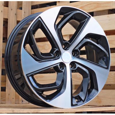 Ratlankis R17x7J  5X114.3J  ET  45  67.1  B1278  (BK5312)  Black Polished (MB)  For HYUND  (R+P2+P)