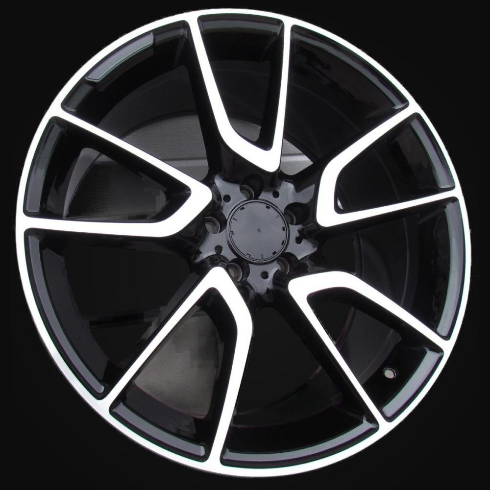Ratlankis R20x9.5J  5X112  ET  45  66.6  B1303  (IN5450)  Black Polished (MB)  For MER  (K3)  (Rear+Front)