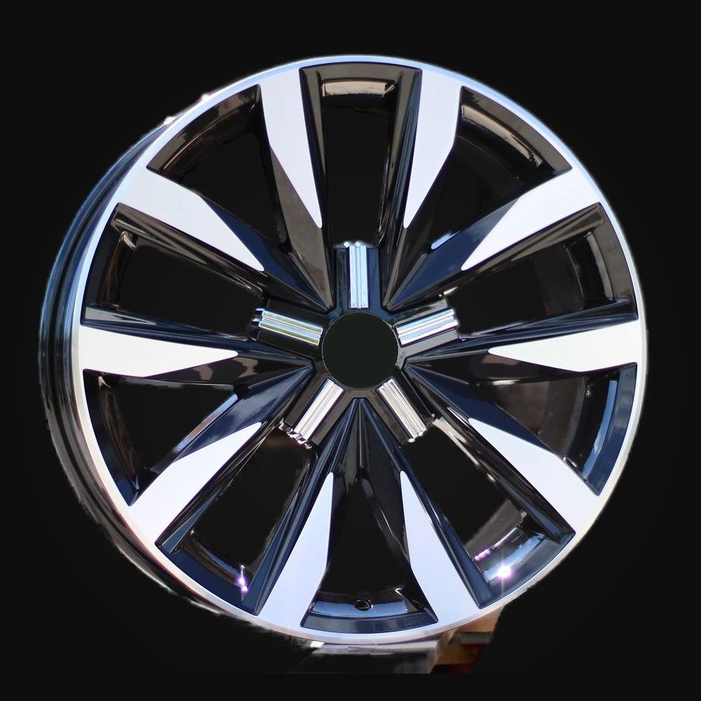 Ratlankis R18x8J  5X120  ET  50  65.1  B1351  Black Polished (MB)  For VW  (Z4)  (4x4J)