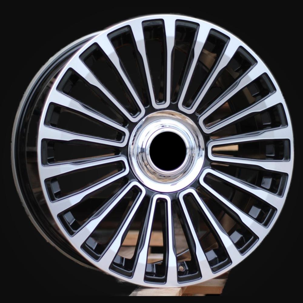 Ratlankis R22x9J  5X108  ET  45  63.3  B1365  (IN0323)  Black Polished (MB)  For LAND  (Z5)  (MANSORY)