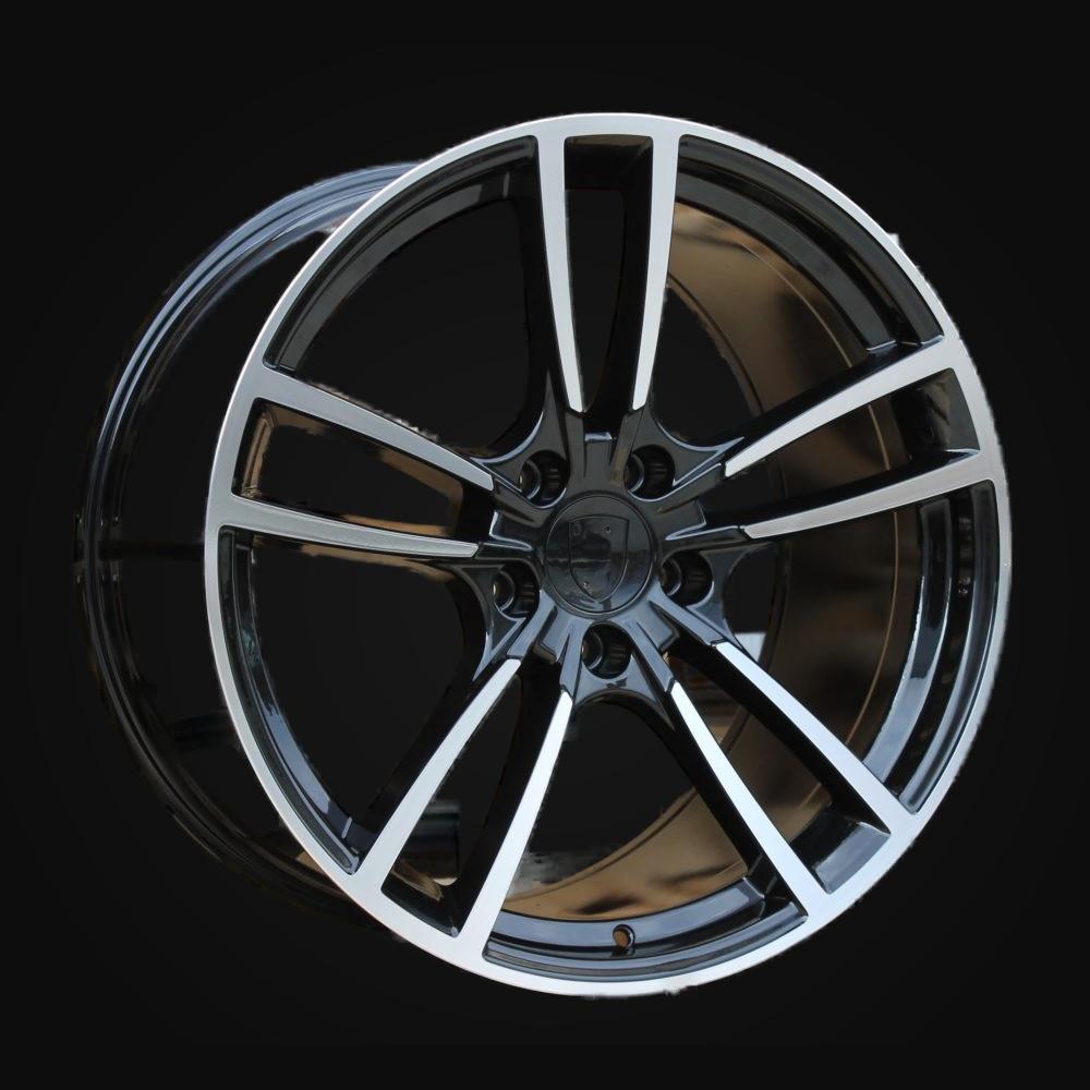 Ratlankis R21x11.5J  5X130  ET  55  71.6  B1378  Black Polished (MB)  For PORCH  (P)  (Rear+Front)