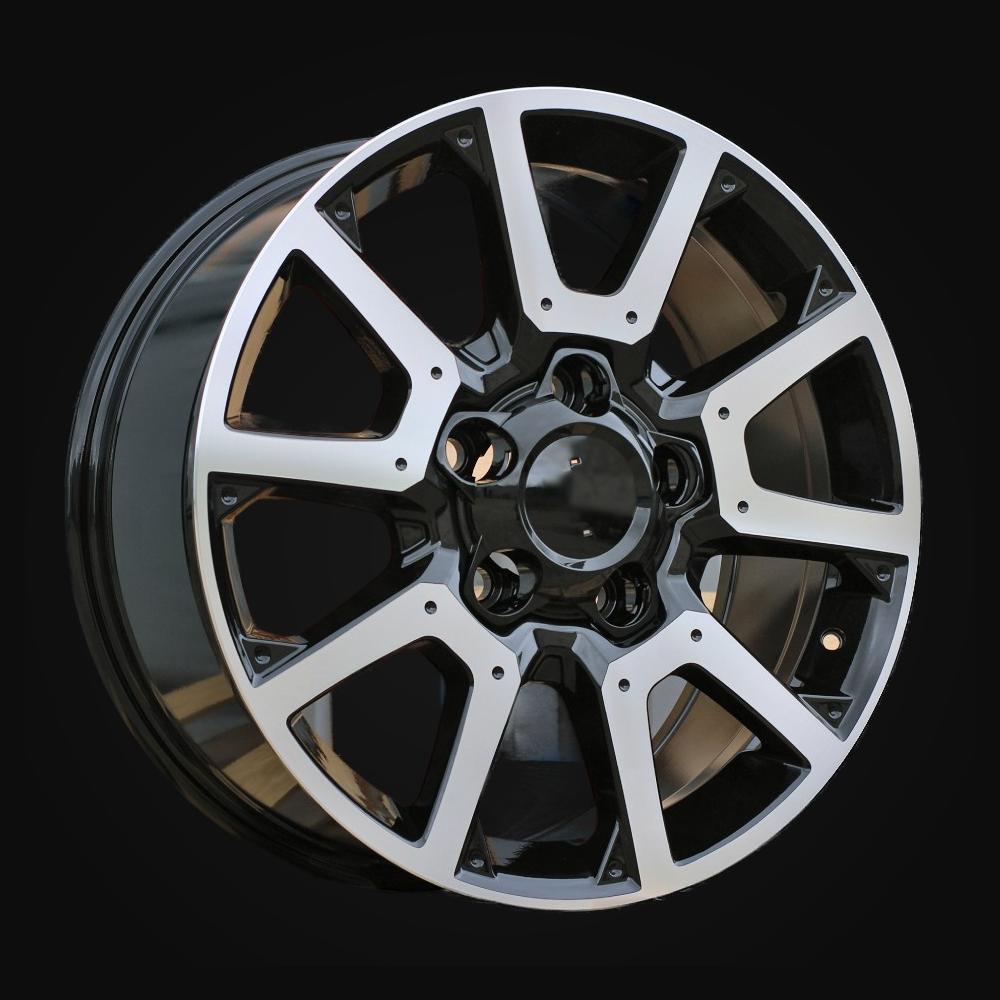 Ratlankis R20x8.5J  5X150  ET  55  110.1  B1380  Black Polished (MB)  For 4X4  (K3)