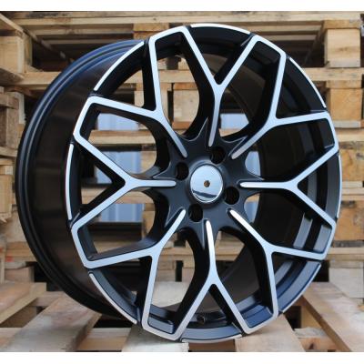 Ratlankis R16x5.5J  3X112J  ET  30  57.1  B1449  Black Polished Half Matt (MBHM)  For SMART  (P2+R)  (HAXER Front+Rear)