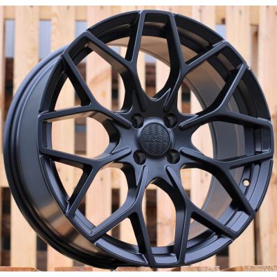 Ratlankis R16x5.5J  4X100J  ET  30  60.1  B1449  Black Half Matt (BLHM)  For SMART  (Z4)  (HAXER Front+Rear)